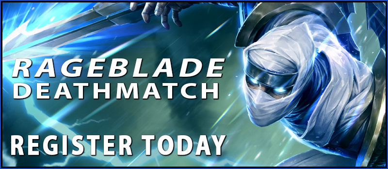 Register for the RageBlade Tournament Today!