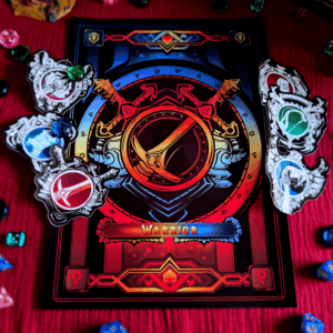 World of Warcraft Warrior Gift Bundle | Art Print & Sticker Set